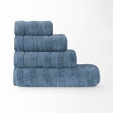 Полотенце Авеню сине-серое