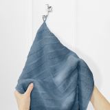 Полотенце Авеню сине-серое