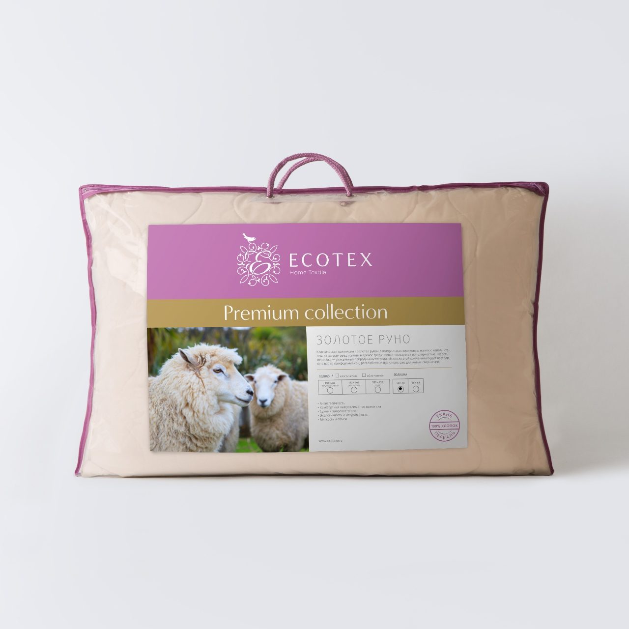 Подушка Золотое руно