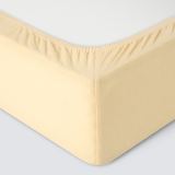 Простыня на резинке Трикотажная манго