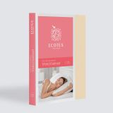 Простыня на резинке Трикотажная манго