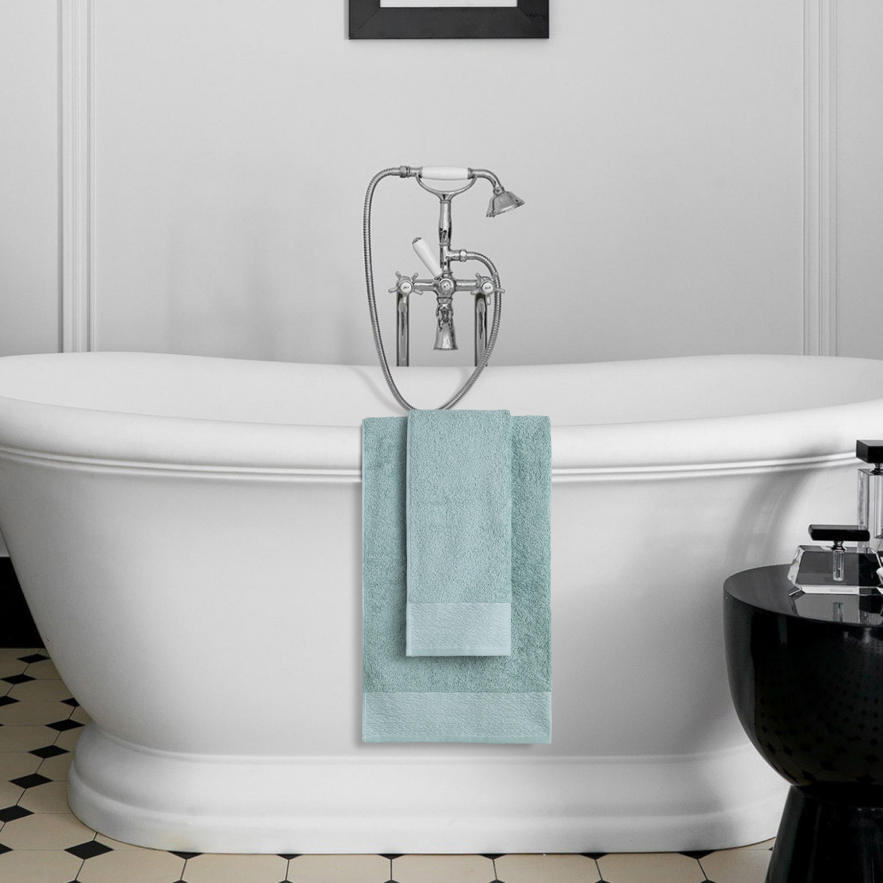 Полотенце Мадонна морская волна