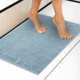 Коврик для ванной Эколайн голубой