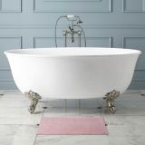 Коврик для ванной Эколайн пудровый