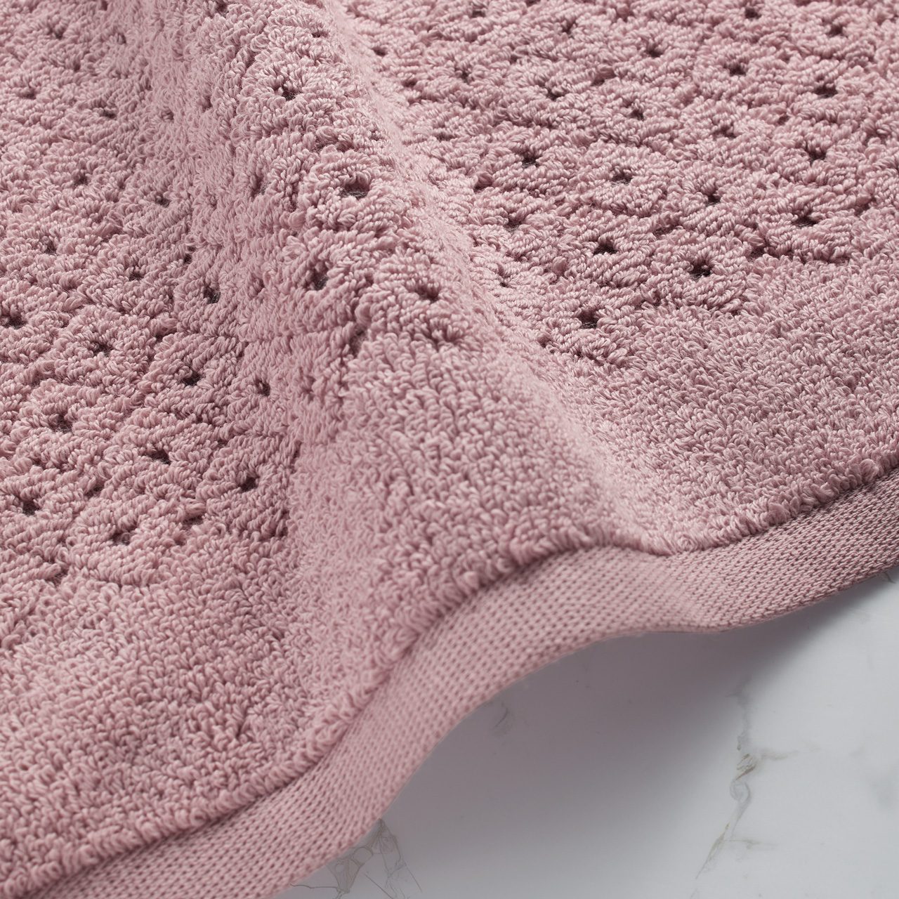 Коврик для ванной Эколайн пудровый