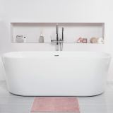 Коврик для ванной Эколайн пудровый