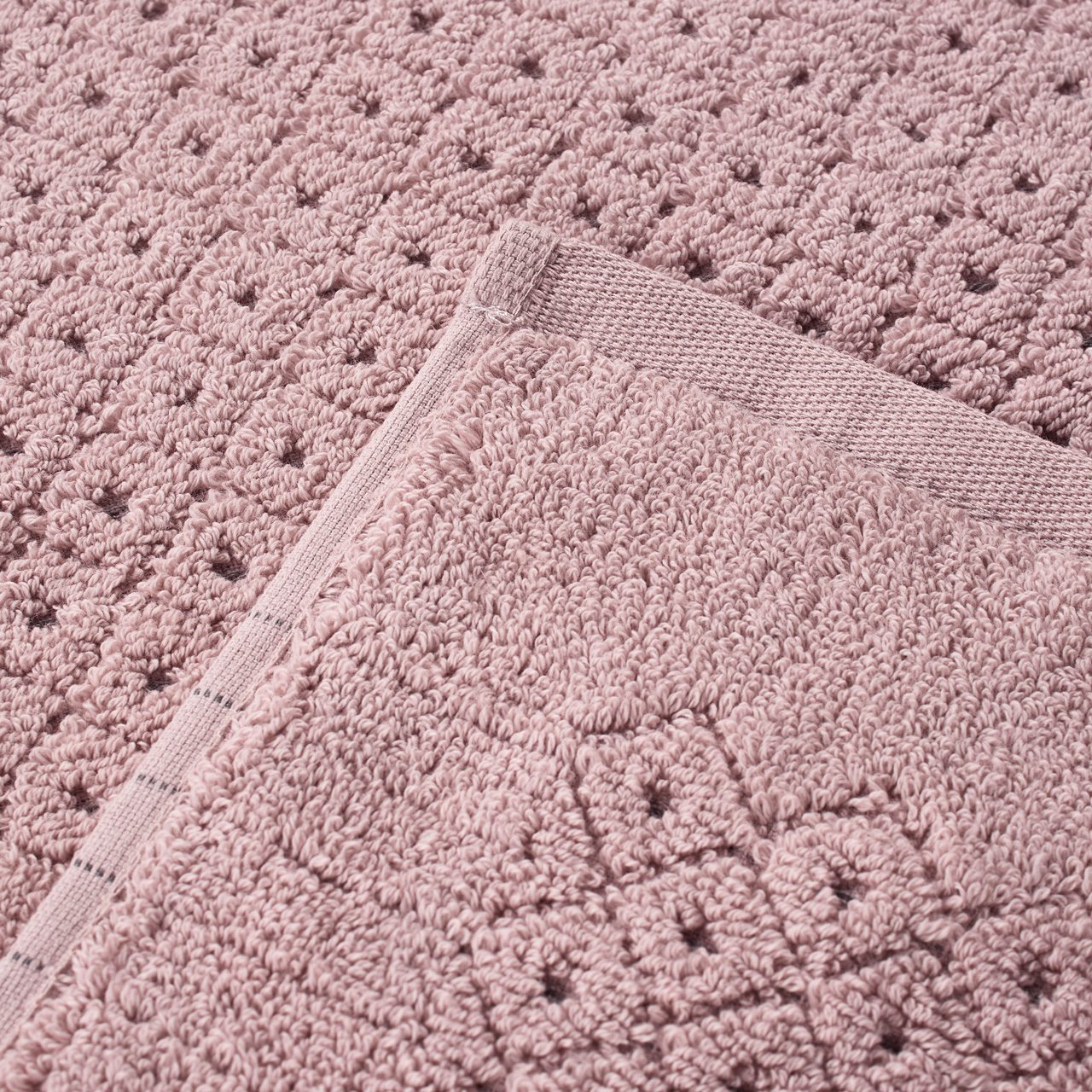 Коврик для ванной Эколайн пудровый