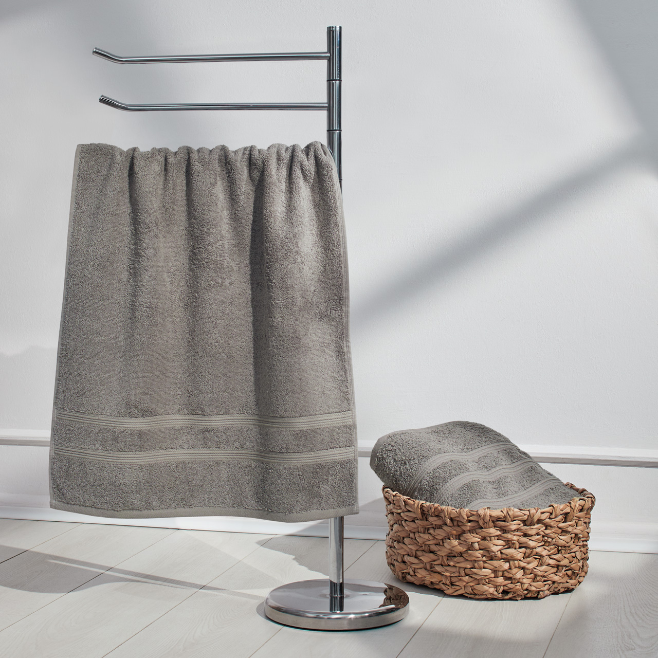 Полотенце Ницца светло-серый