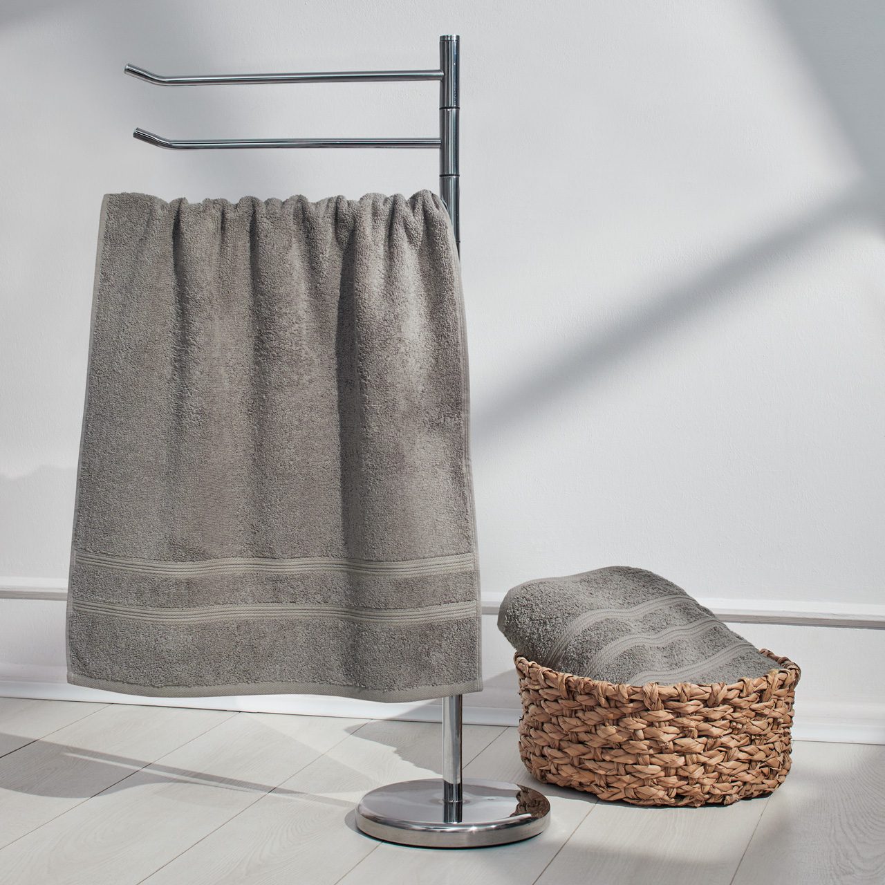 Полотенце Ницца светло-серый