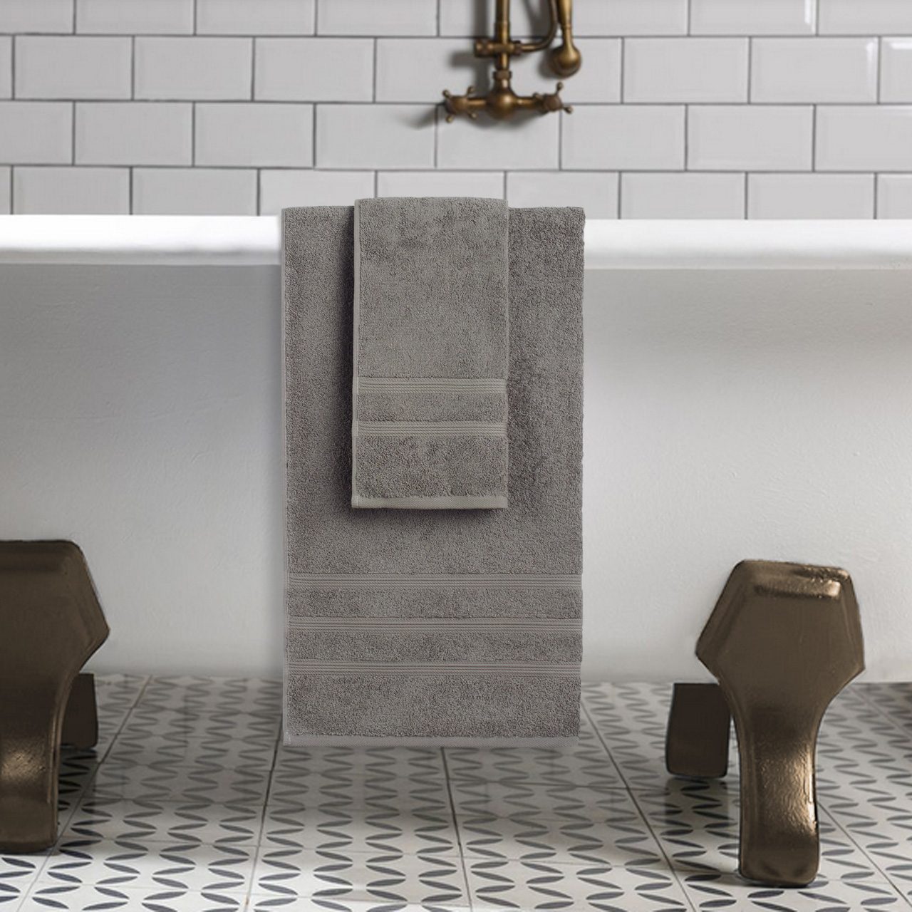 Полотенце Ницца светло-серый