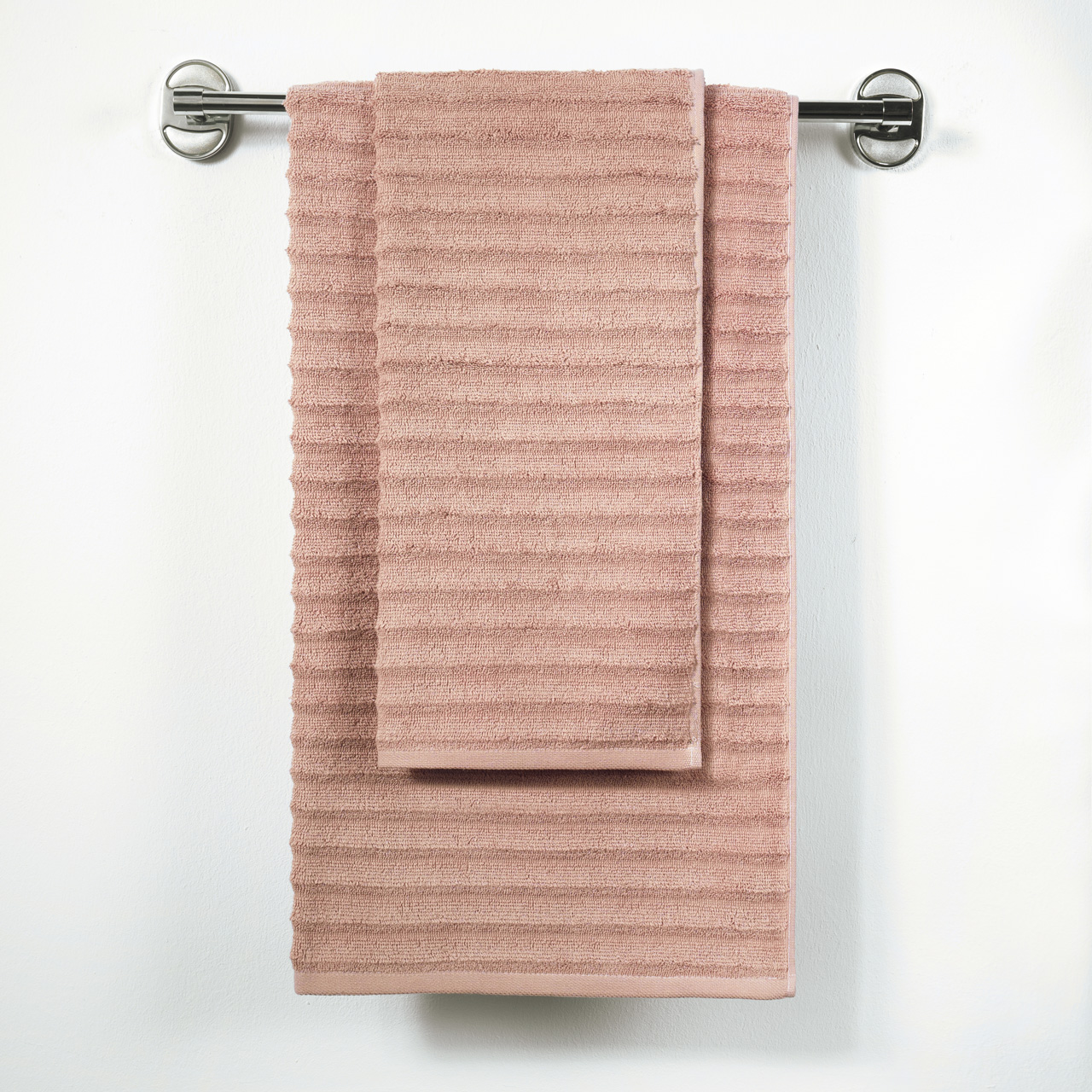 Полотенце Волна пудровое