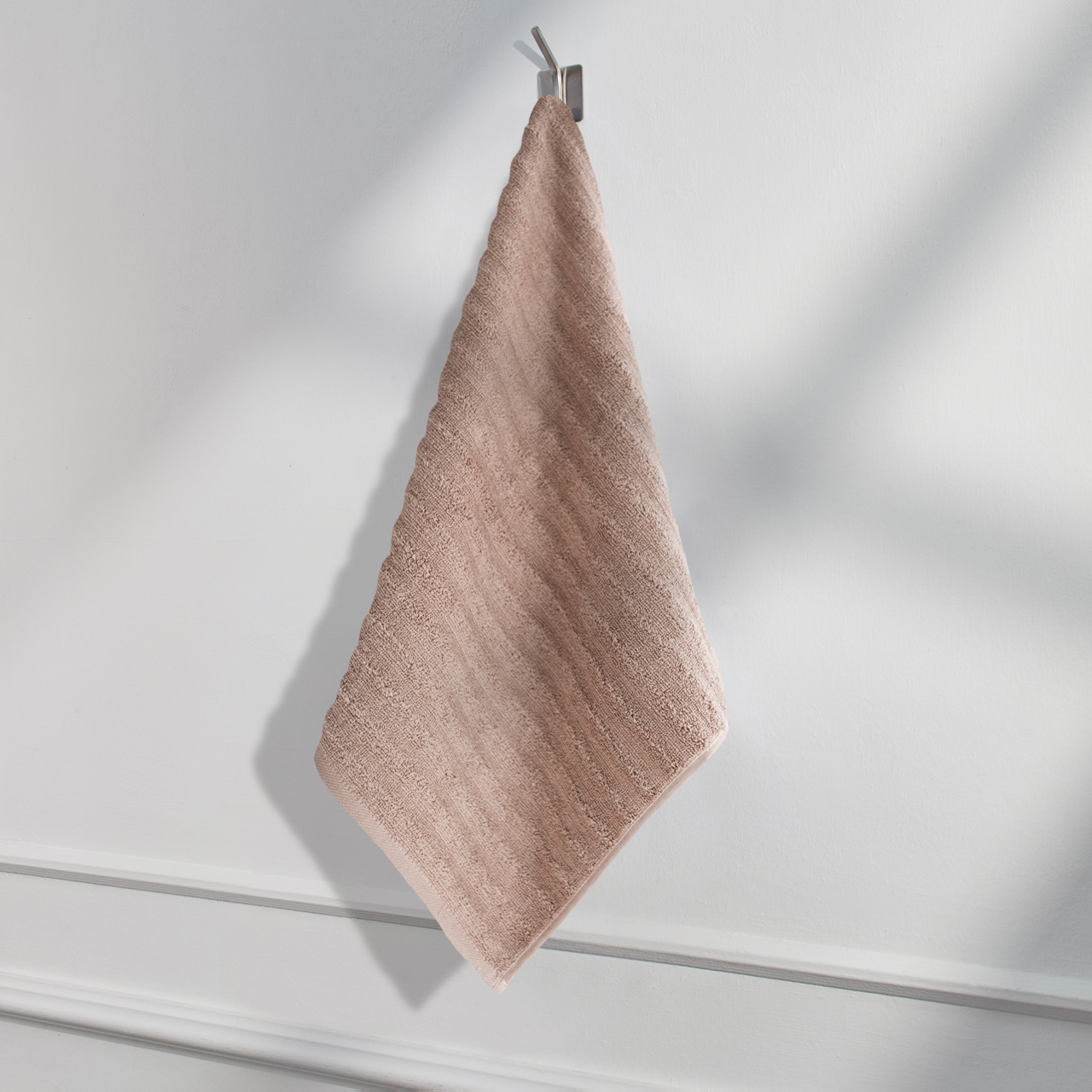 Полотенце Волна пудровое