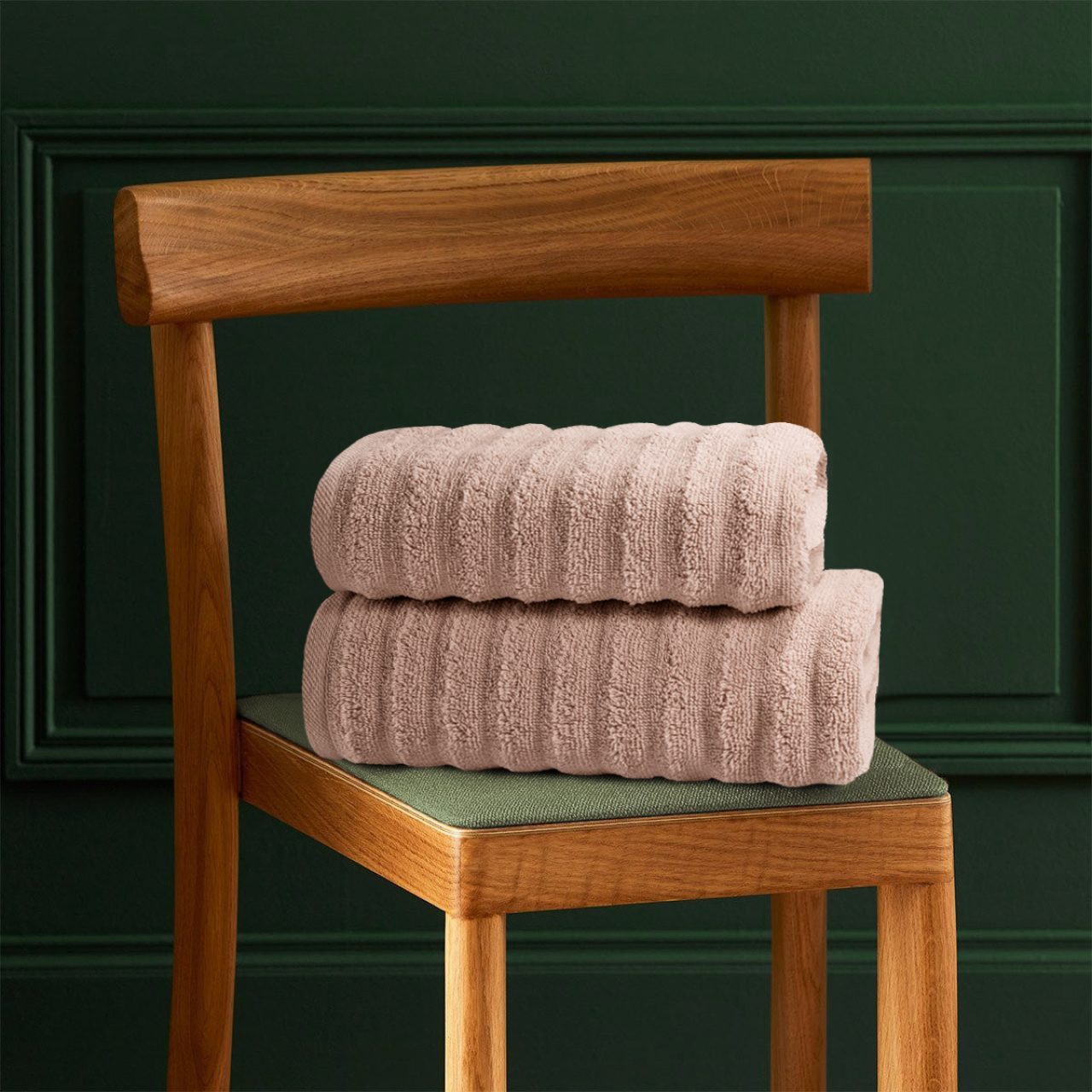 Полотенце Волна пудровое