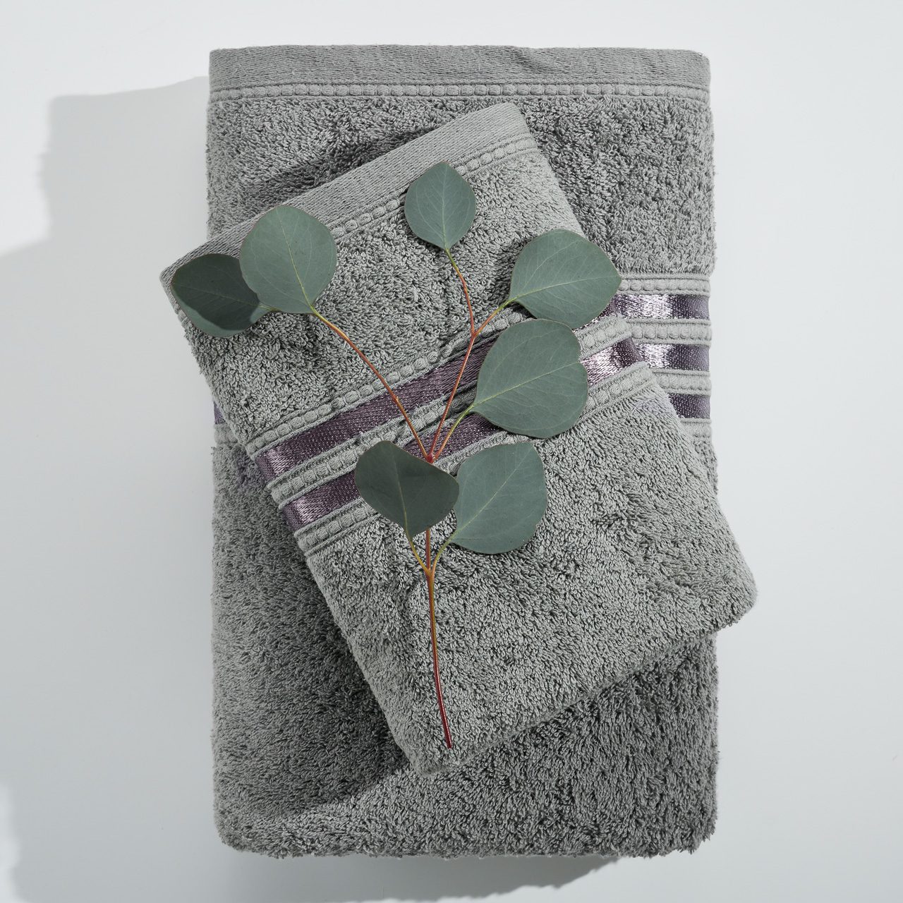 Полотенце Гранд серое