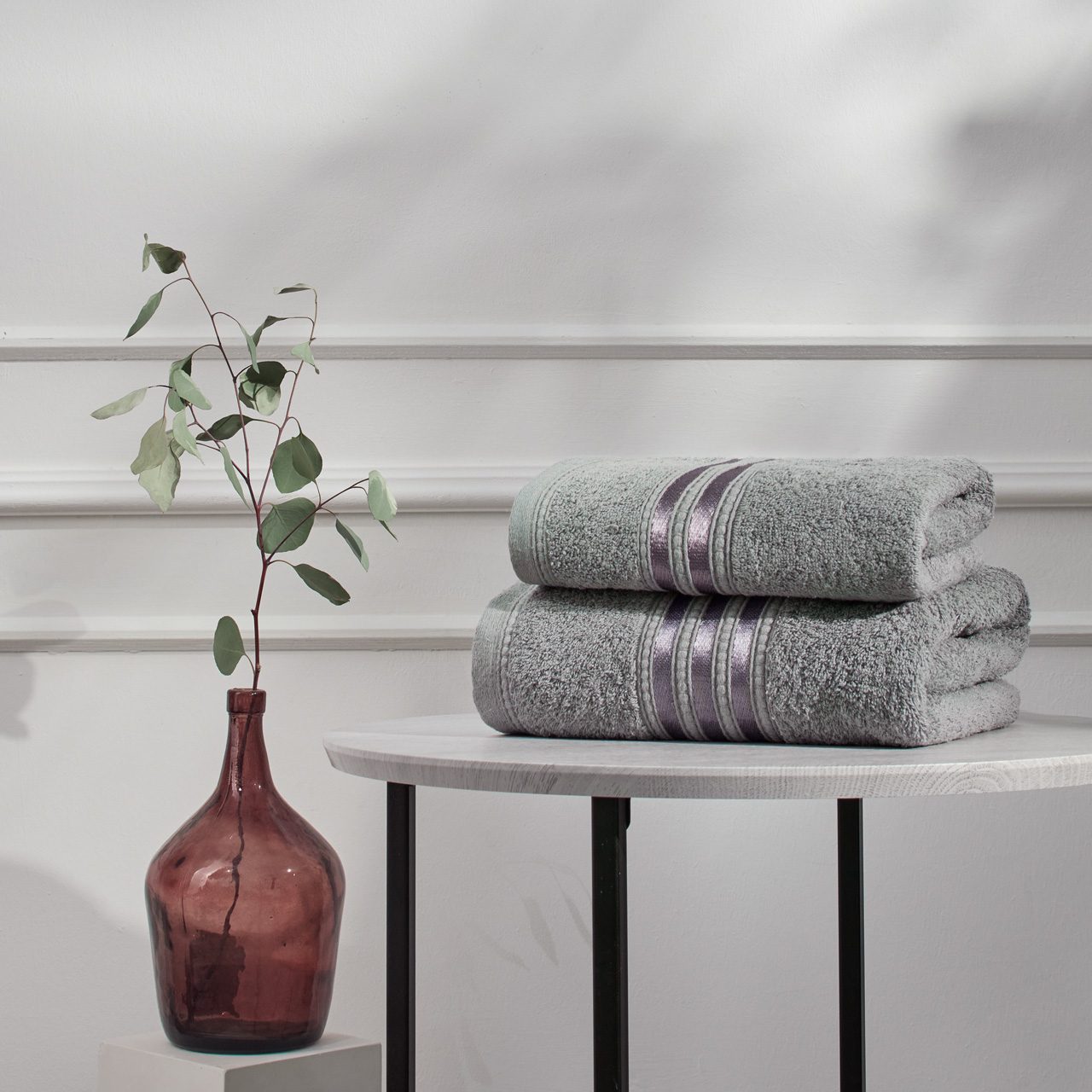 Полотенце Гранд серое