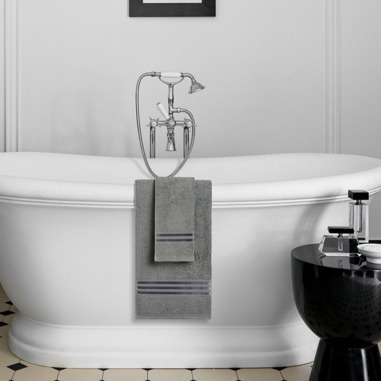 Полотенце Гранд серое