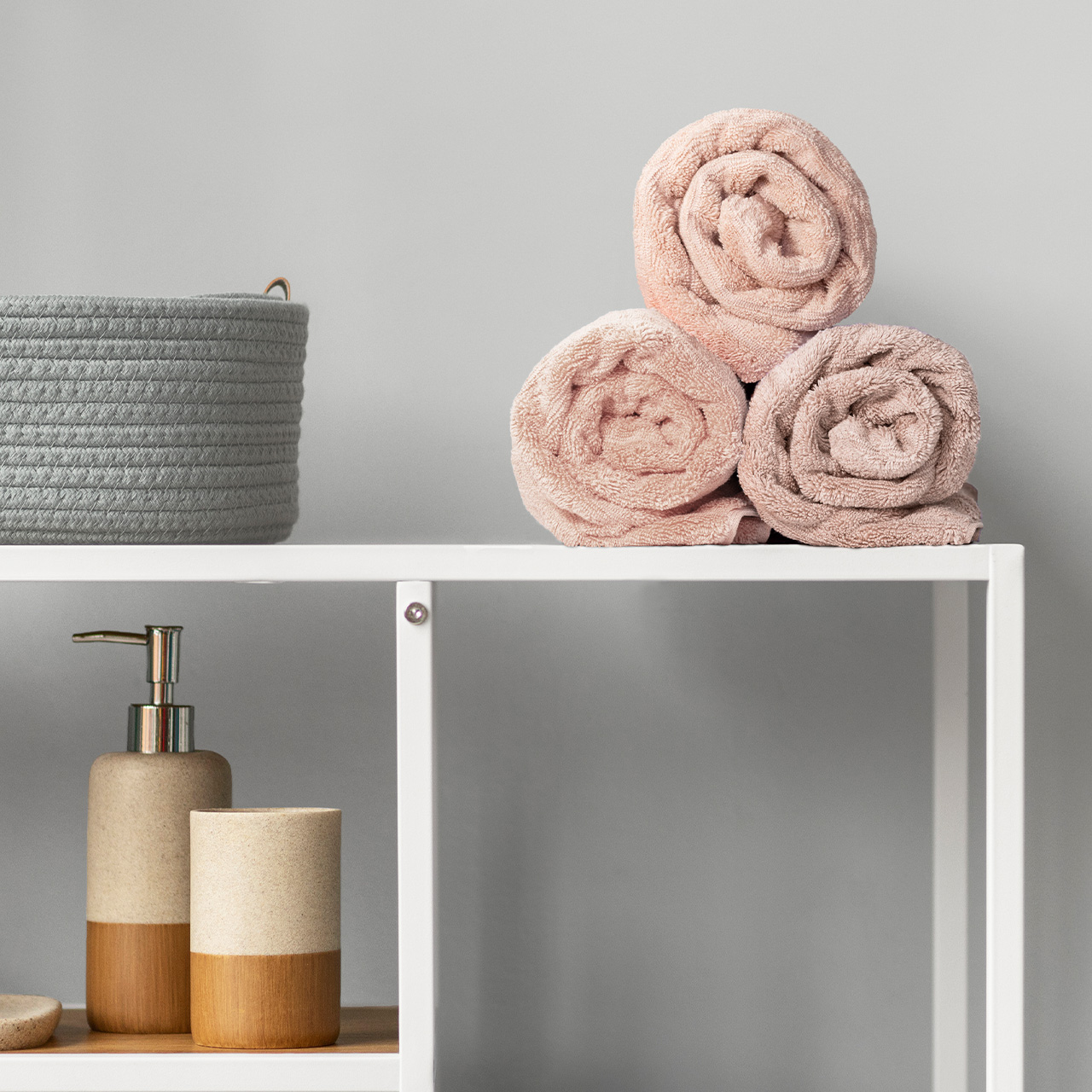 Полотенце Лайфстайл светло-розовый