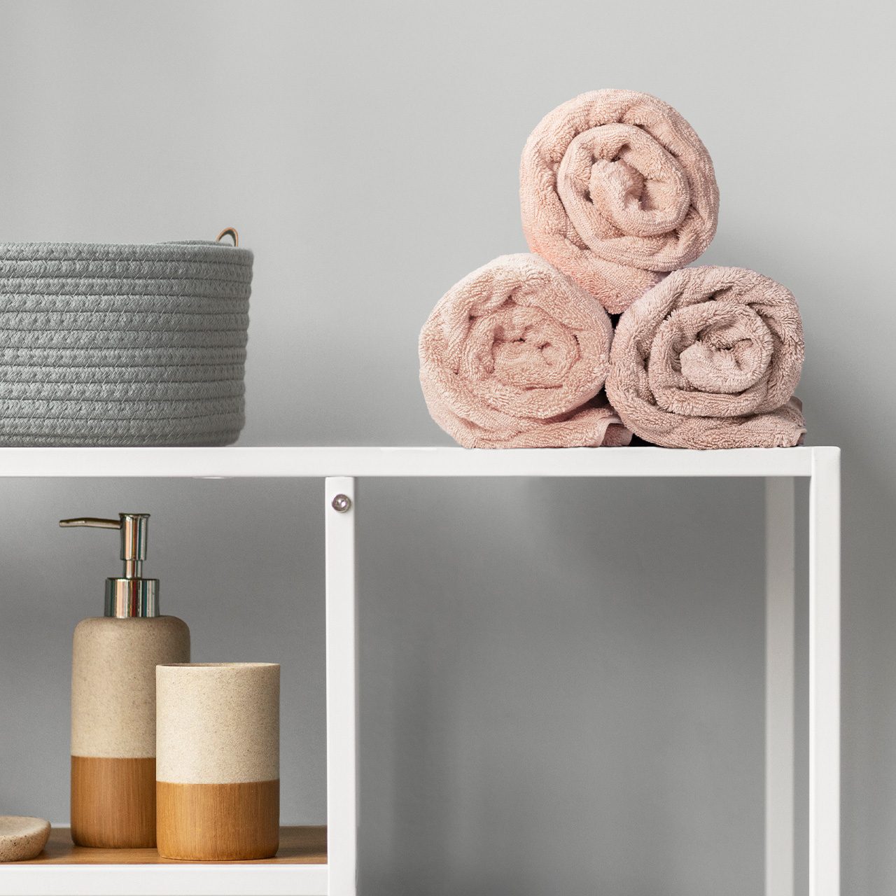 Полотенце Лайфстайл светло-розовый