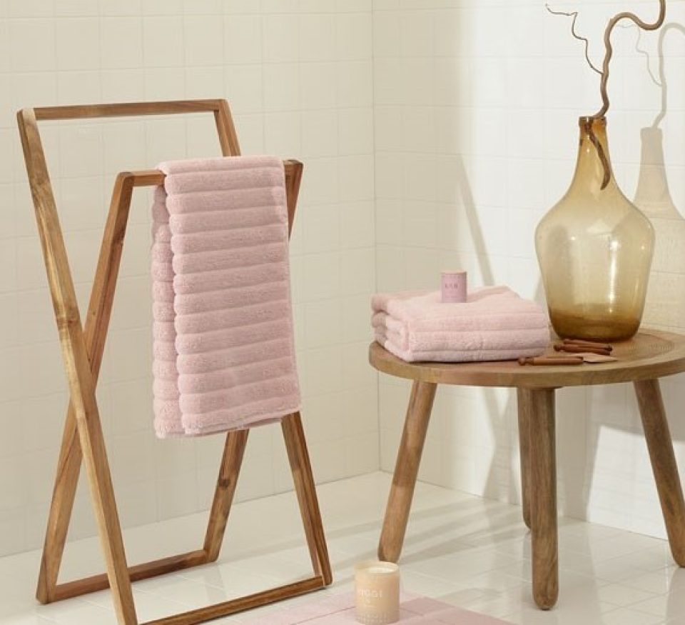 Полотенце Лайфстайл светло-розовый