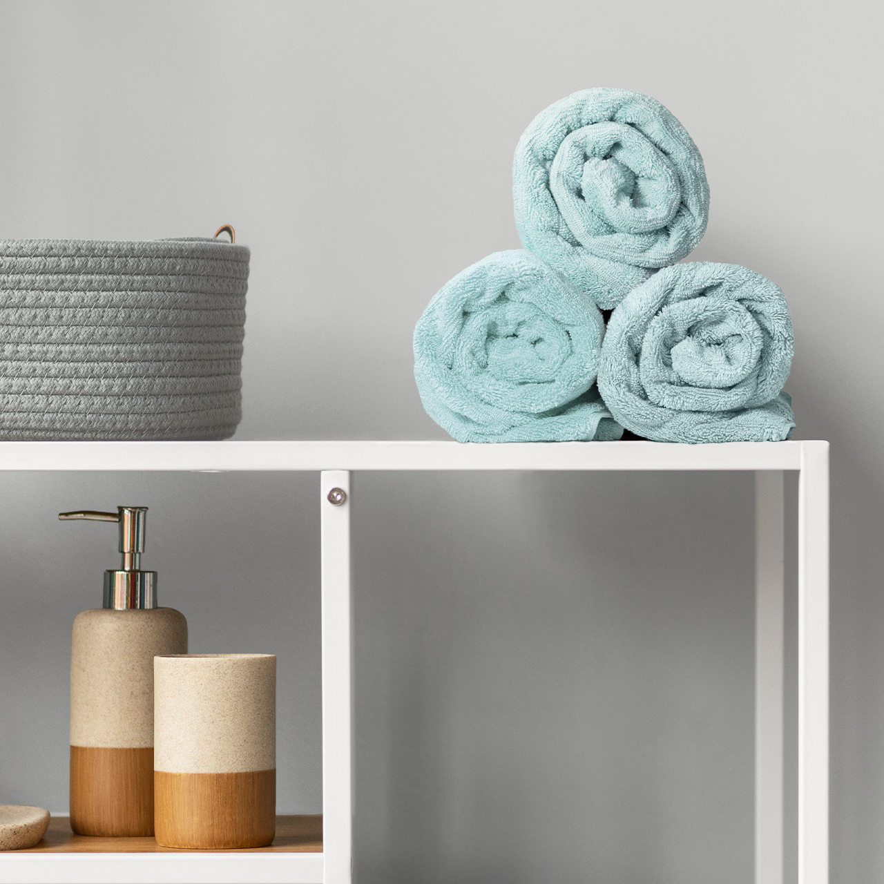 Набор полотенец Лайфстайл голубой