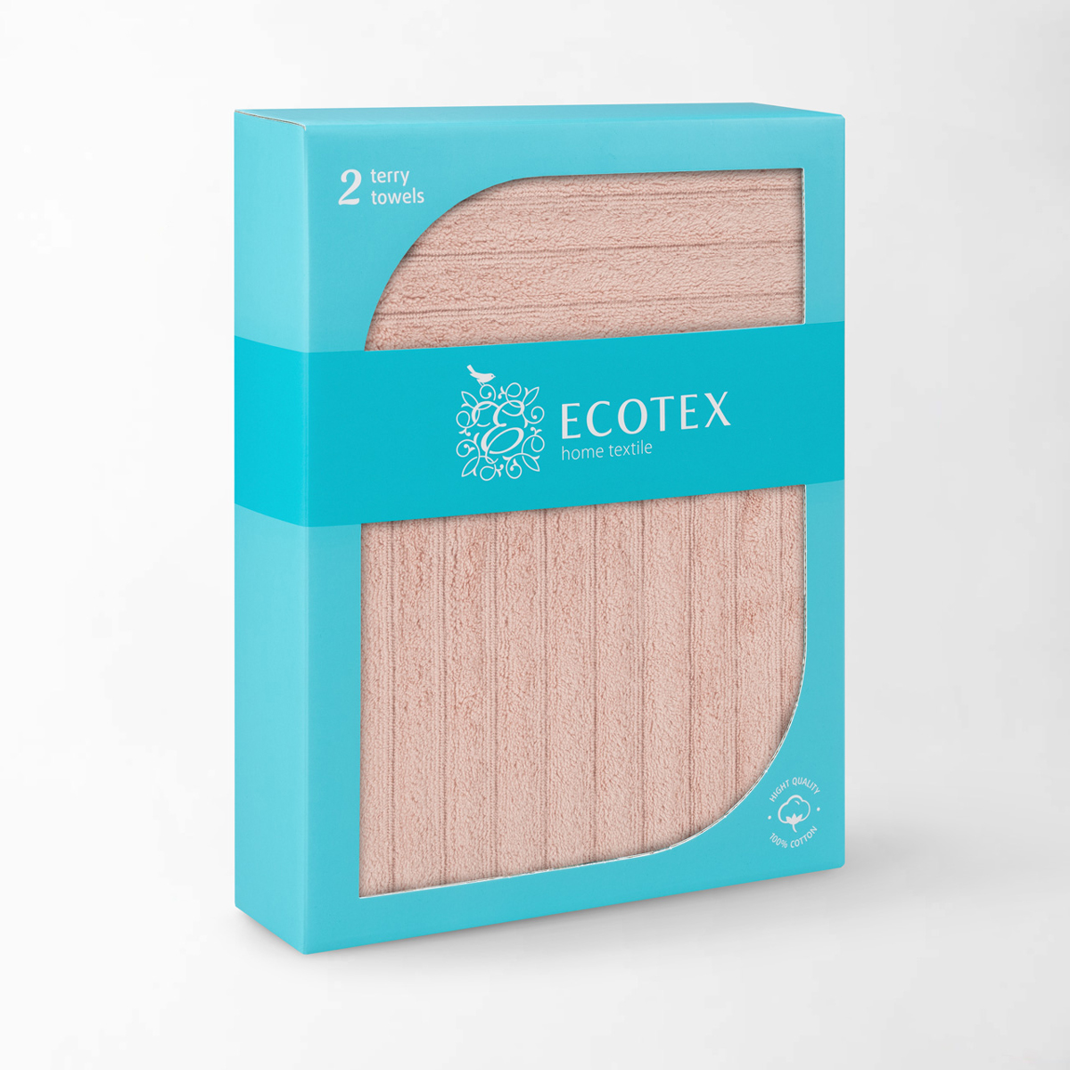 Набор полотенец Лайфстайл светло-розовый