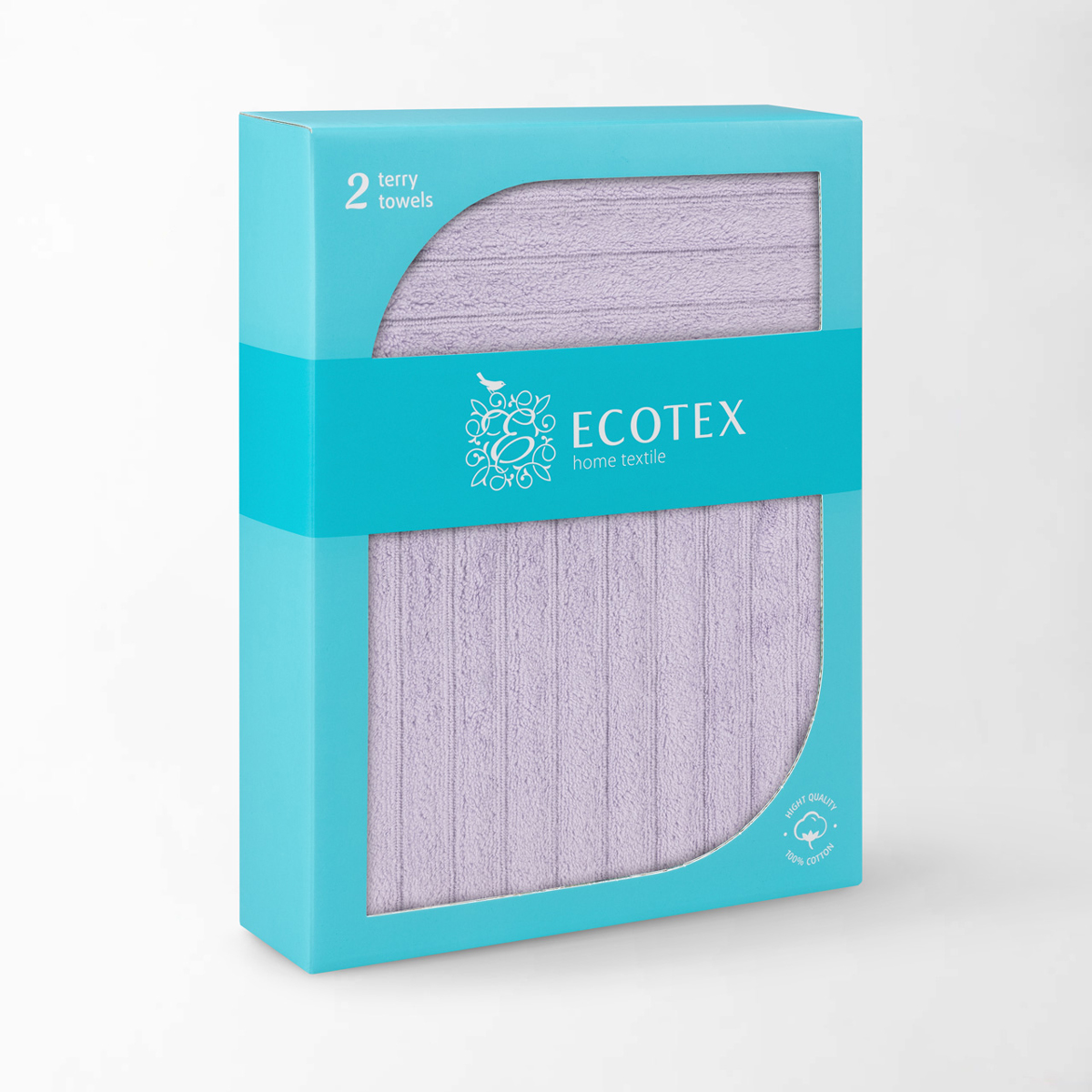 Набор полотенец Лайфстайл светло-сиреневый