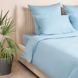 Постельное белье Моноспейс голубой