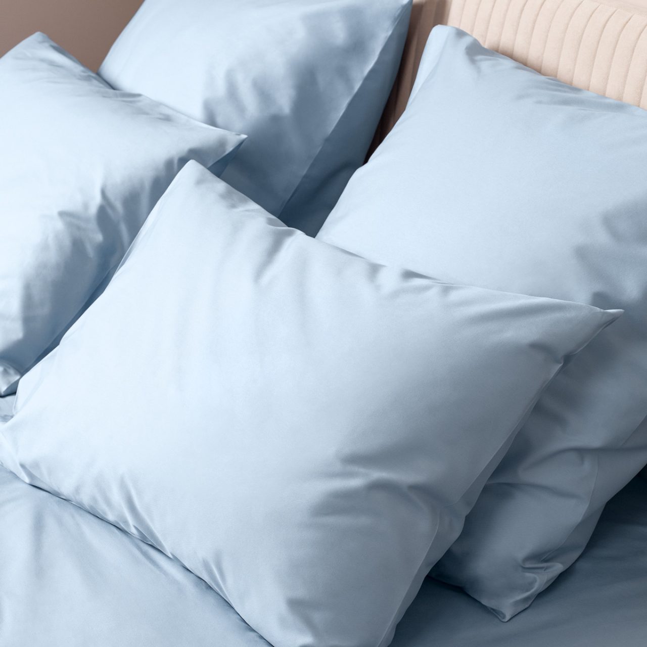 Постельное белье Моноспейс серо-голубой