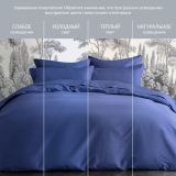 Постельное белье Моноспейс темно-синий