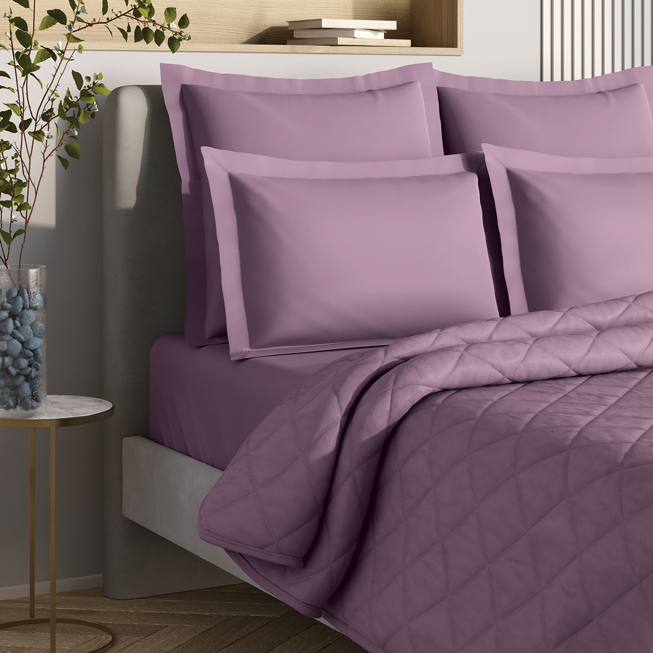 Спальный комплект Моноспейс с одеялом бузина