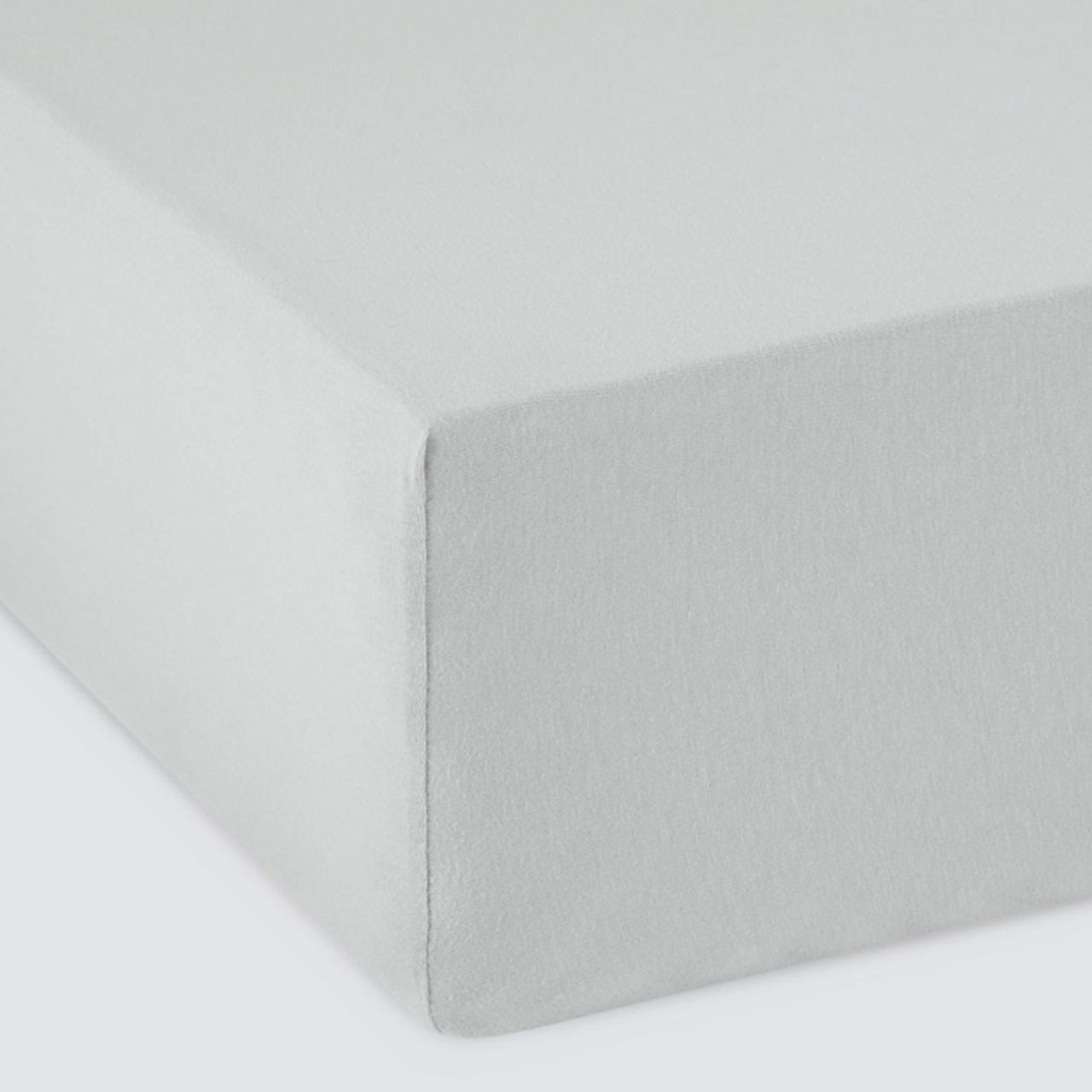 Простыня на резинке Трикотажная серая