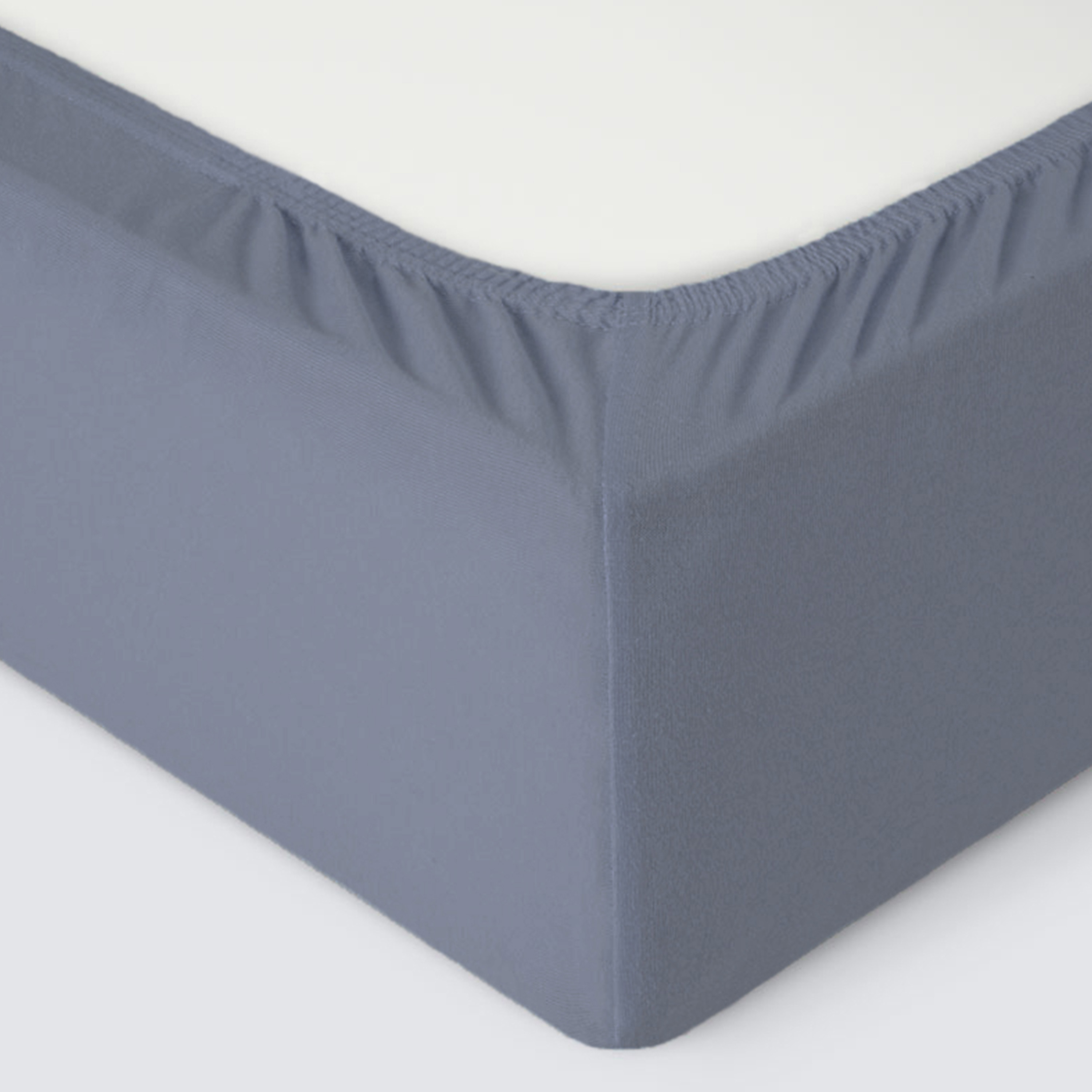 Простыня на резинке Трикотажная антрацит