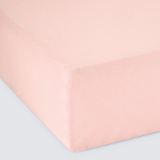 Простыня на резинке Трикотажная розовая