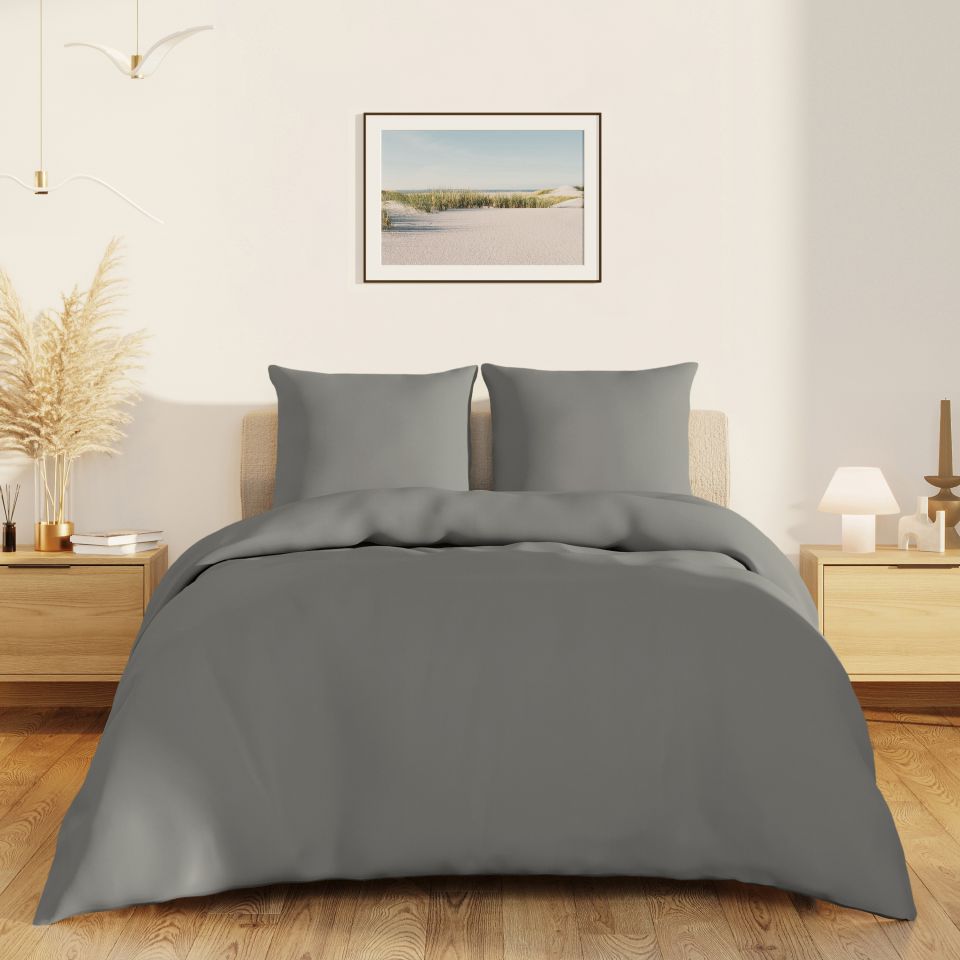 Постельное белье Love colors антрацит