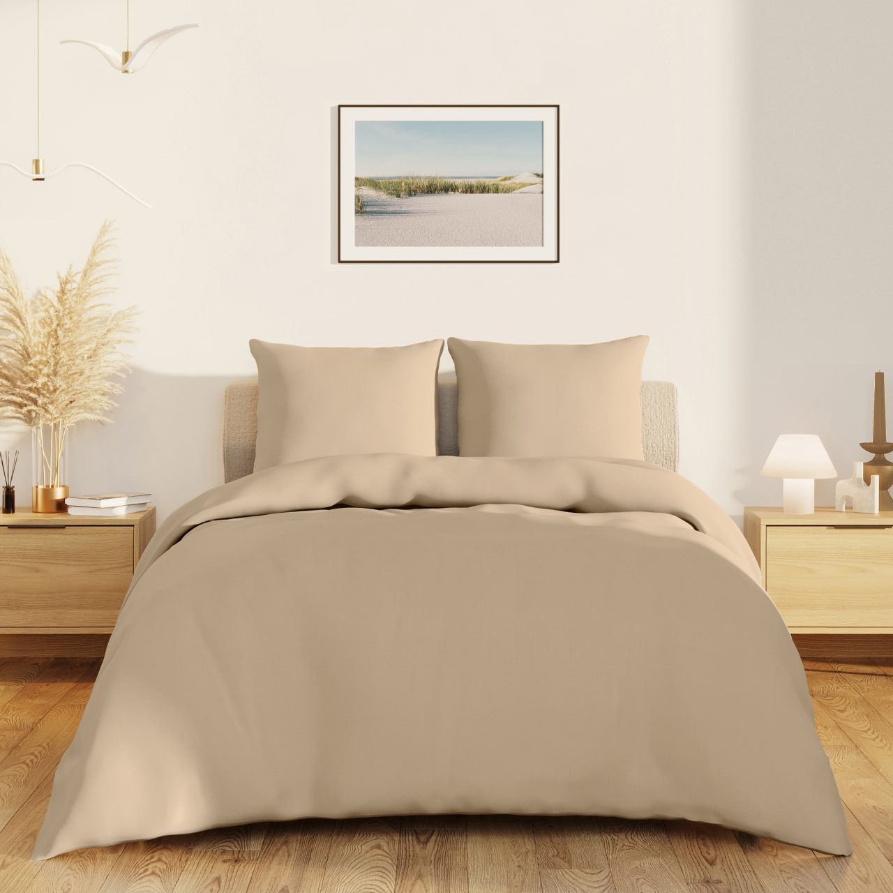 Постельное белье Love colors бежевый