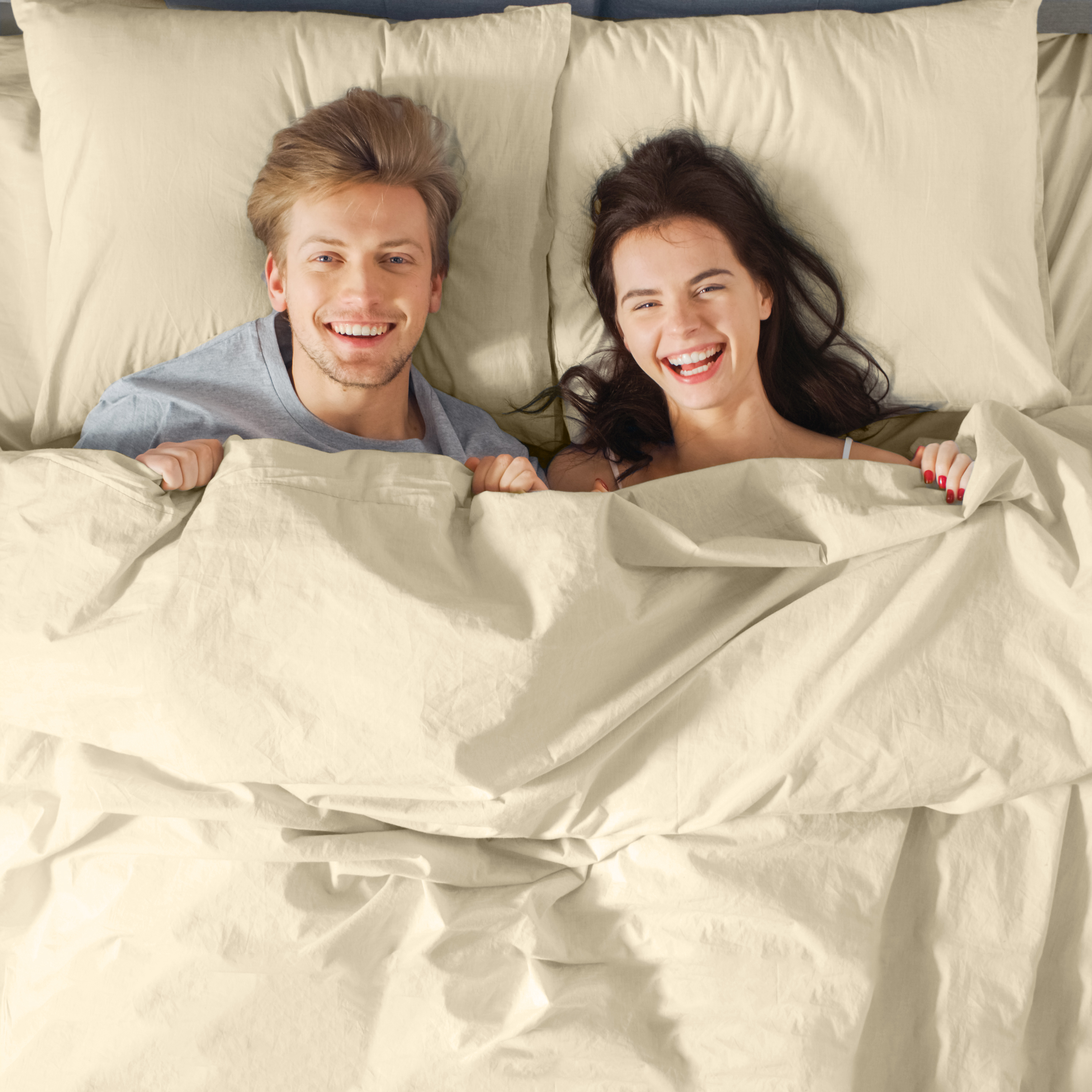 Постельное белье Love colors кремовый