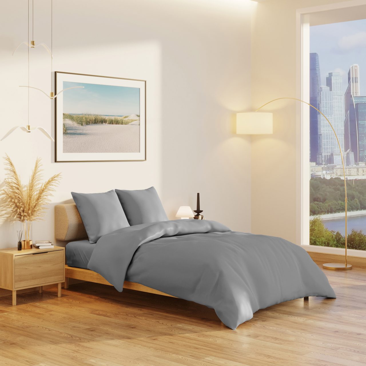 Постельное белье Love colors темно-серый