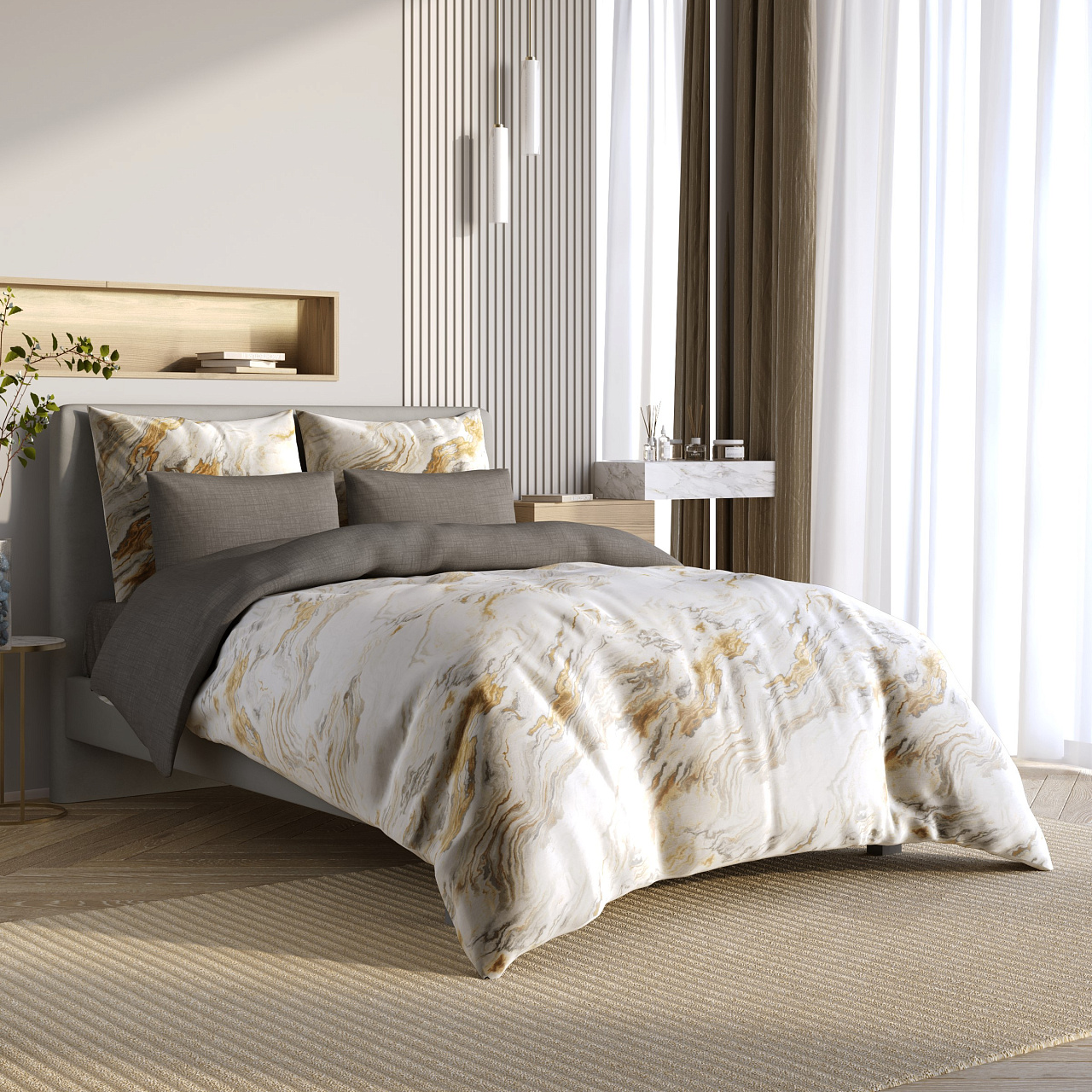 Постельное белье Марбл