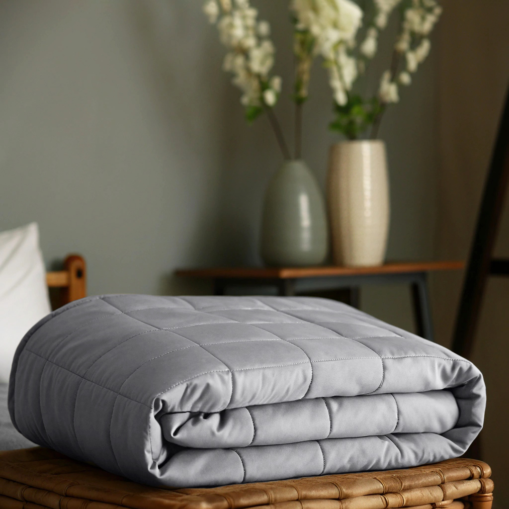 Спальный комплект Моноспейс с одеялом серый
