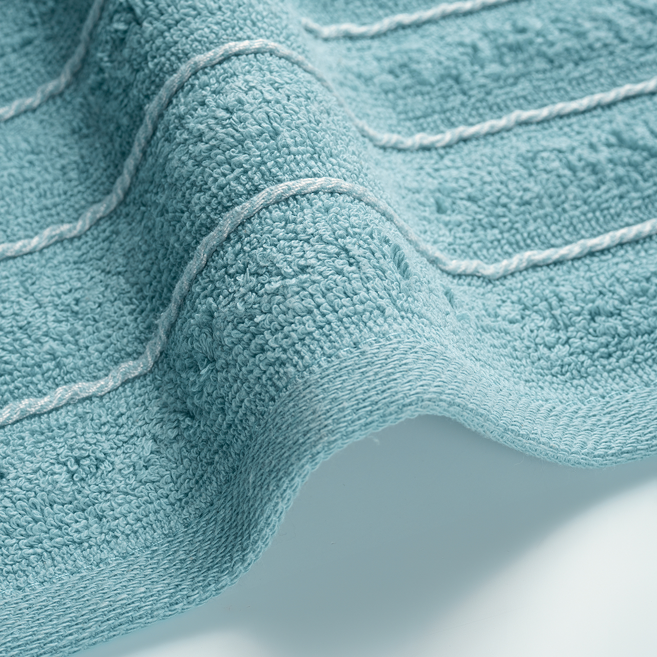 Полотенце Люкс голубой