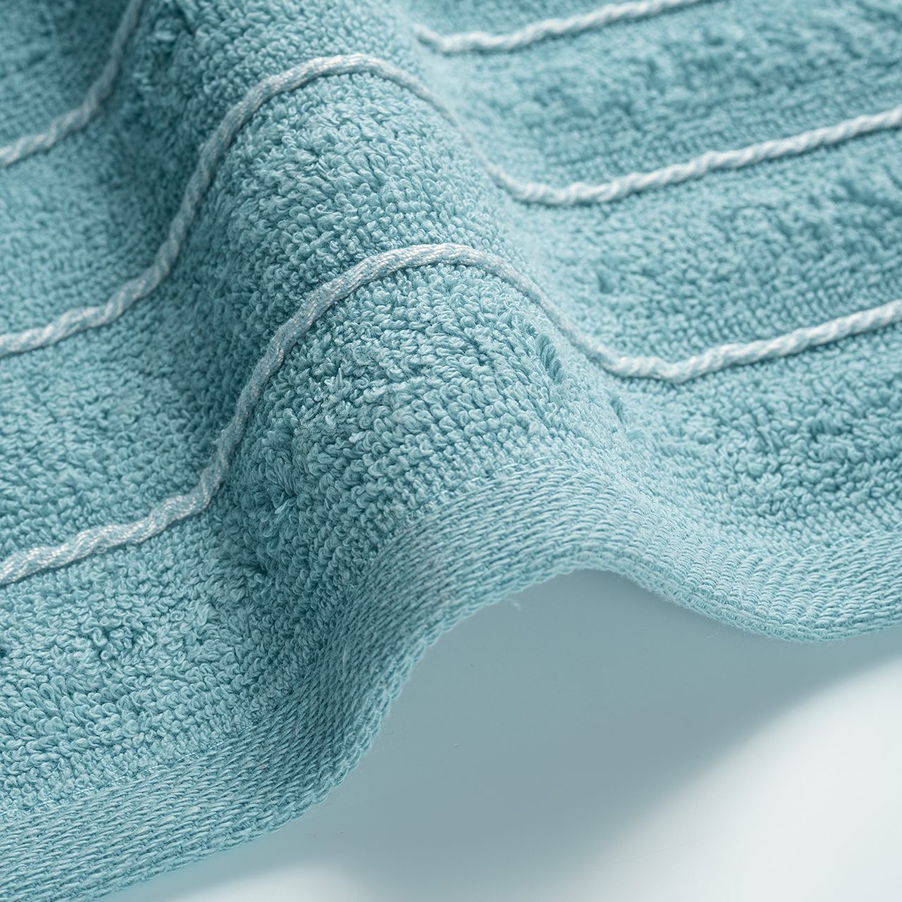 Полотенце Люкс голубой