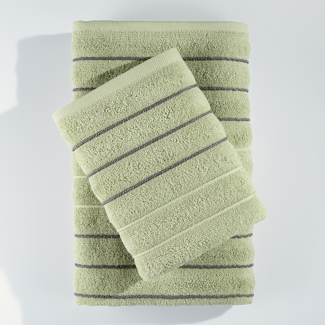 Полотенце Люкс оливковый
