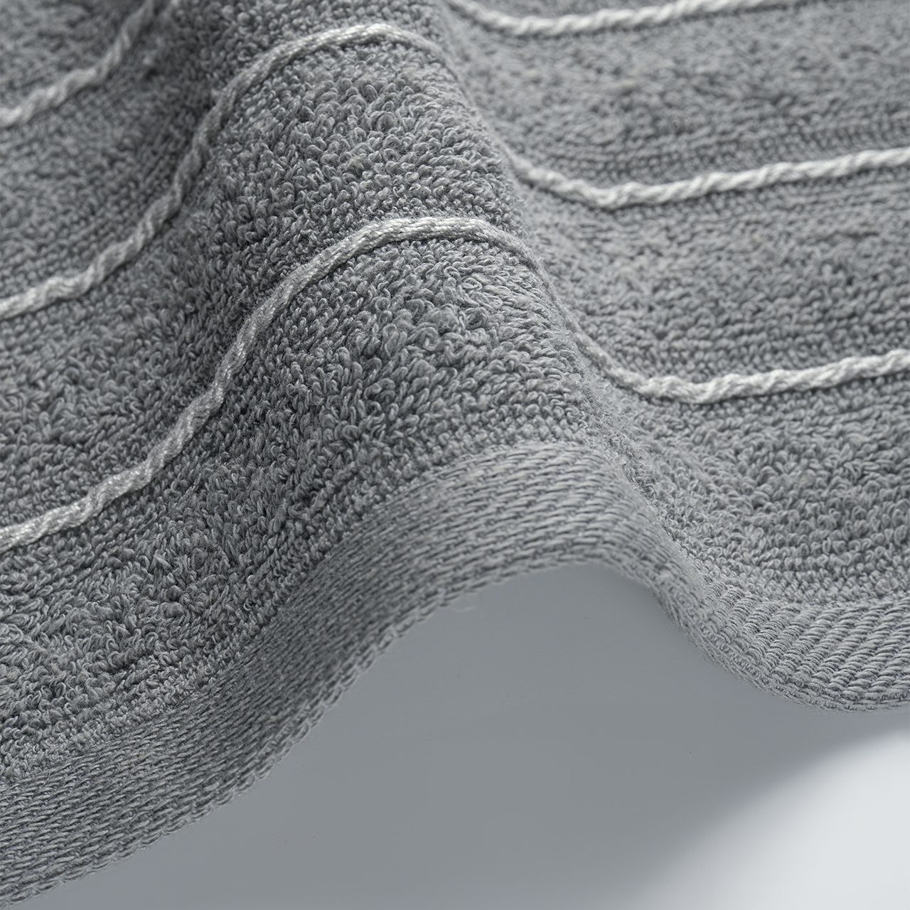 Полотенце Люкс серый