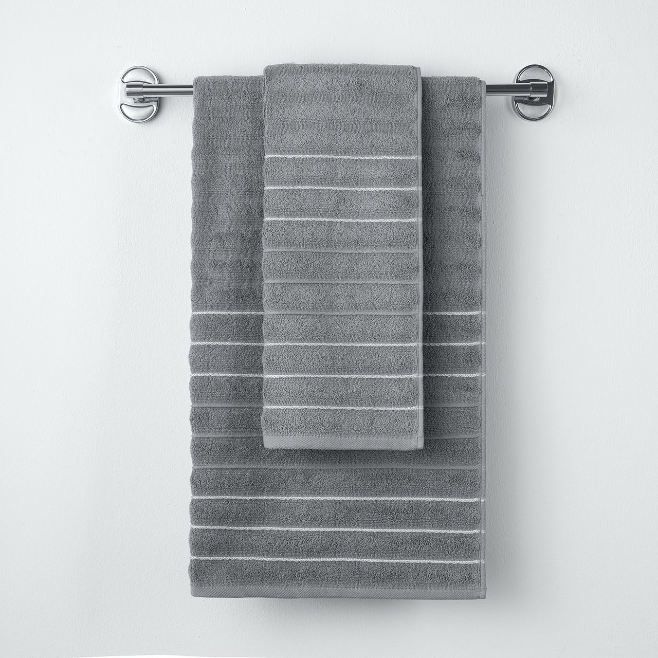 Полотенце Люкс серый