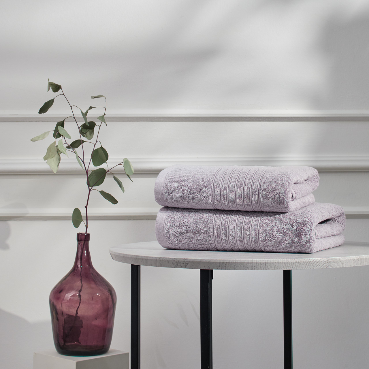 Полотенце Релакс нежно-фиолетовое