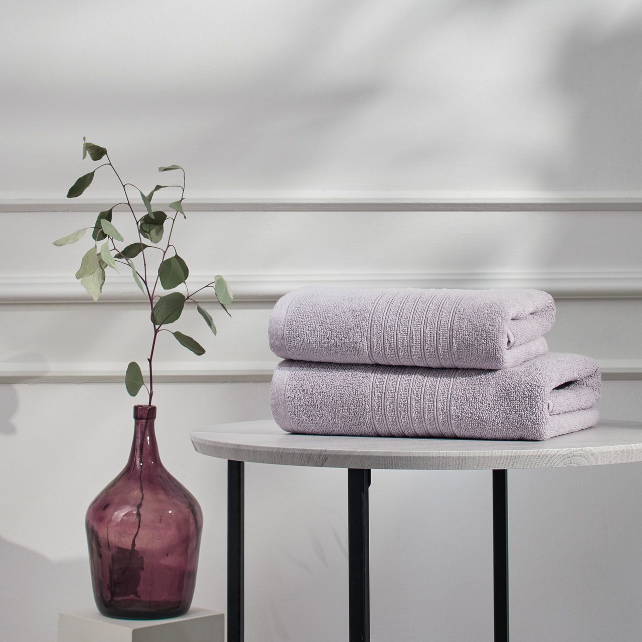 Полотенце Релакс нежно-фиолетовое