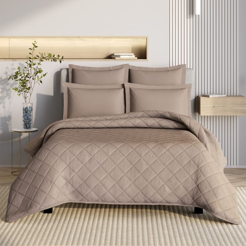 Спальный комплект Моноспейс с одеялом бежевый