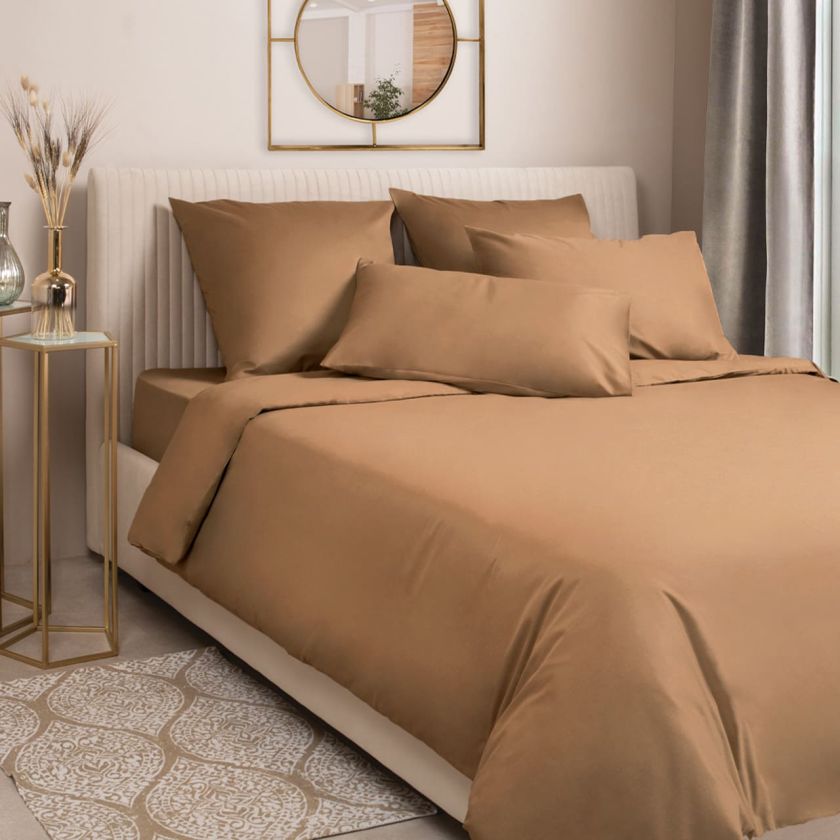 Постельное белье Моноспейс мокко