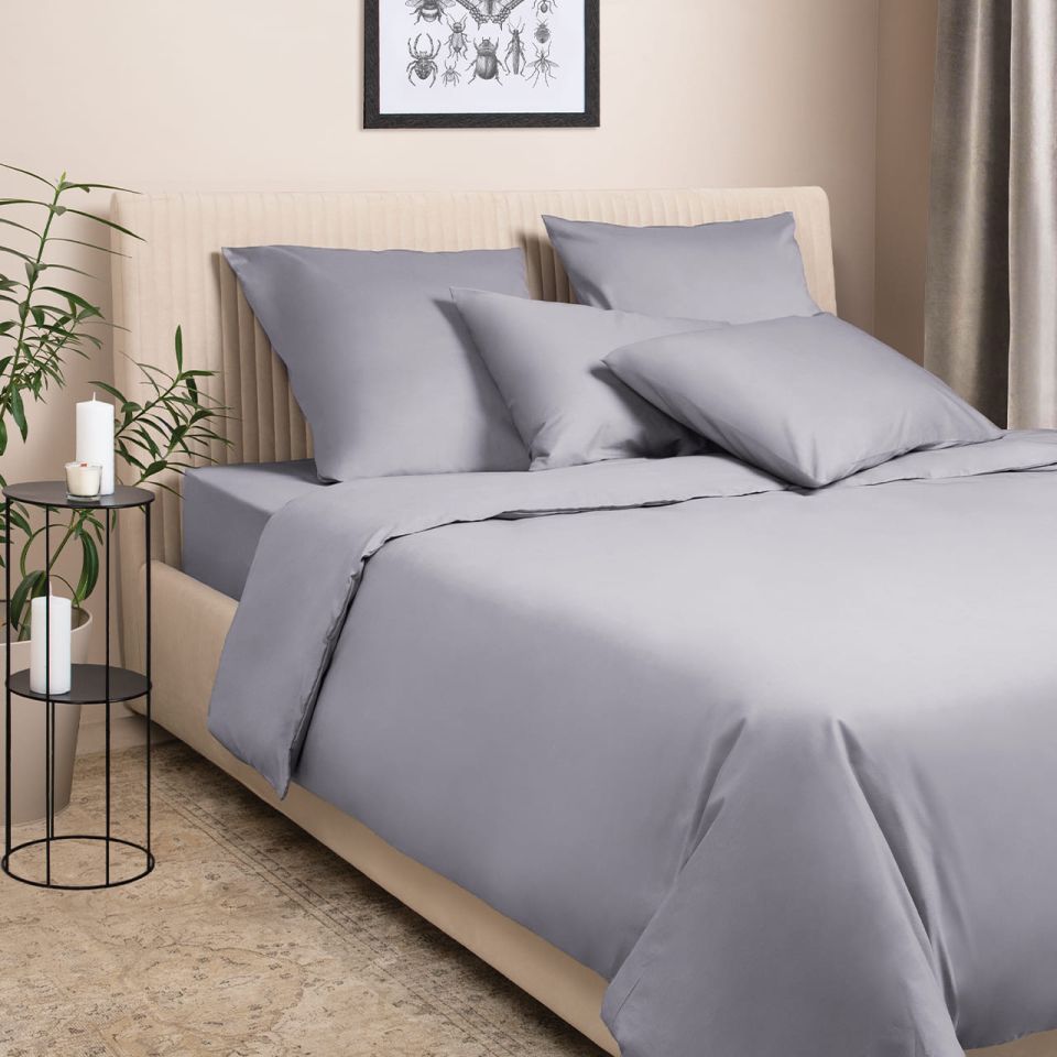 Постельное белье Моноспейс темно-серый