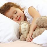 Детская простыня на резинке Трикотажная чайная роза